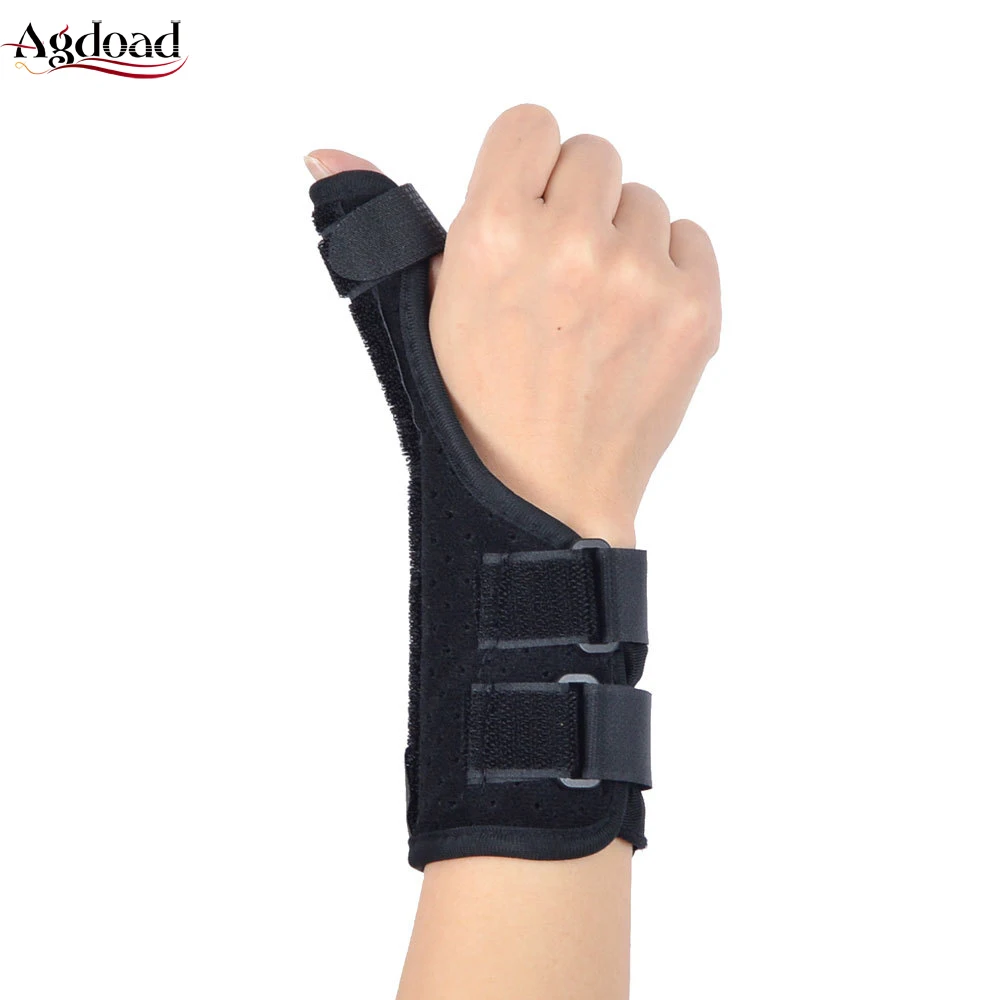 

Wrist Thumb Support Brace Splint Training Hand Duim Protector Finger Stabiliser Pain Relief Injury Aid Guard Steel Plate