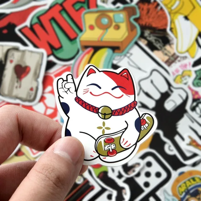 10/50pcs Funny Random Stickers for Laptop Cases Car Styling Motorcycle Bike Kids Mixed Graffiti Vinyl Sticker Bomb JDM Decals 5