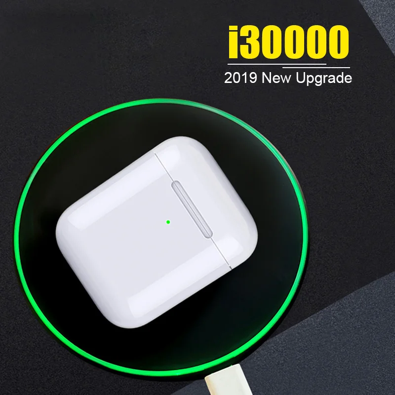 

New Upgrade i30000 tws aire 2 generations Replica 1:1 Wireless Earphone 6D Super Bass PK w1 h1 i9s i30 i60 i500 i9000 tws i 1000