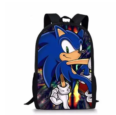 photo color Мода 3 шт./компл. рюкзак Горячая игры Sonic зубная щётка 4 с рисунком ежа школьные рюкзаки для студентов с рисованным аниме для подростков книга-в комплекте с набором подходящих сумок - Цвет: photo color