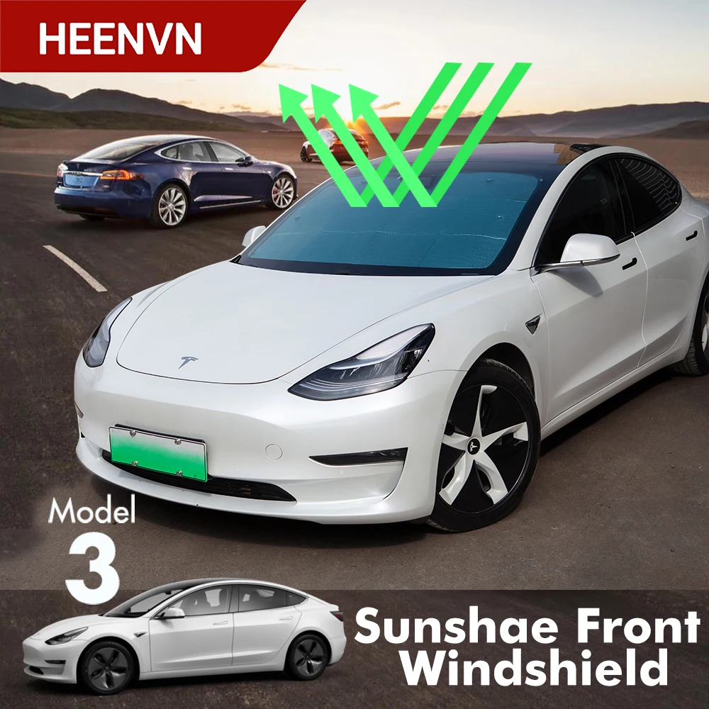 Heenvn Model3 Auto Sonne Shades Windschutzscheibe Für Tesla Modell