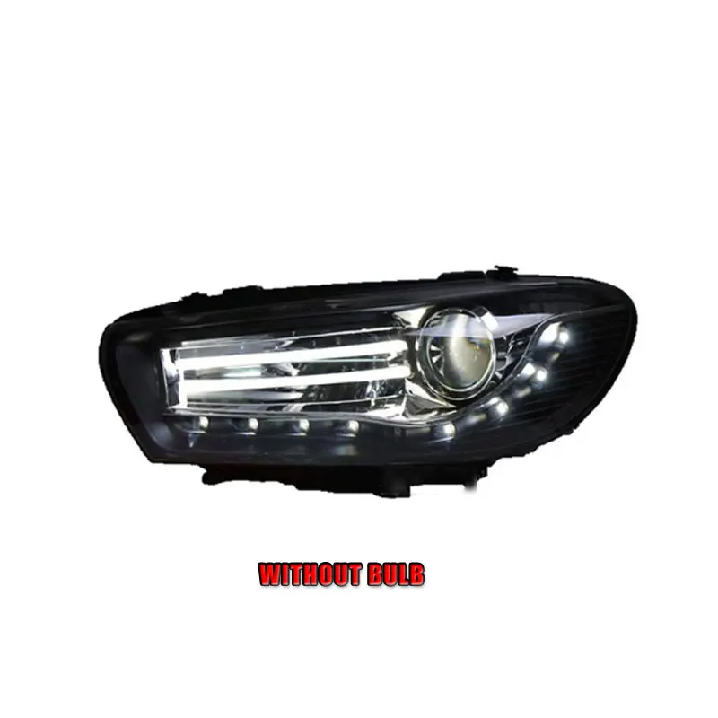 Автомобильный стиль светодиодный фары для VW Scirocco 2011- для Scirocco Головной фонарь светодиодный DRL Объектив двойной луч H7 HID Xenon bi xenon объектив - Цвет: without bulb version