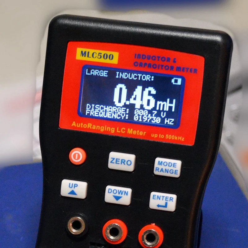 Mlc500 500 кГц Высокоточный цифровой дисплей Автоматический диапазон индуктивности и емкости тестер
