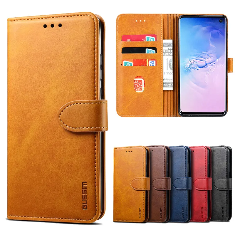 Чехол-бумажник для Samsung Galaxy S20 Ultra S10 S9 S8 Plus S10E Note 10 9 8 A51 A71 A50 A70 A40 A30 кожаный |