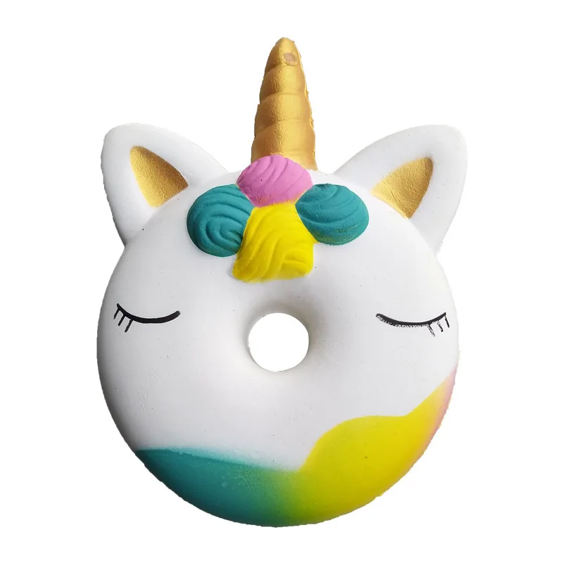Милый Единорог пончик кактус Набор Kawaii ароматный крем Squishies медленная декомпрессия игрушка ребенок или декомпрессия игрушка