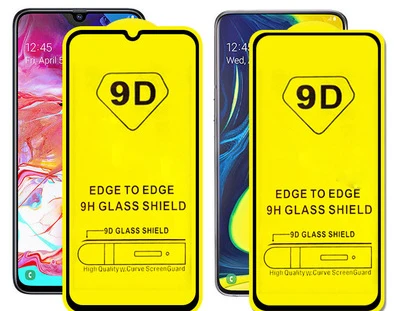 100Pcs/lot 9D Curved Tempered Glass For Samsung Galaxy J4 J6 J7 J8 Plus 2018 Full Screen J2 J5 J7 Prime Protector Film 9D Glass