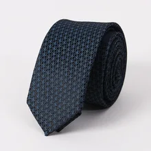 [В настоящее время ] Мужская строгая Деловая одежда Повседневная в Корейском стиле ультра-узкий галстук полиэстер жаккард галстук поколение жира