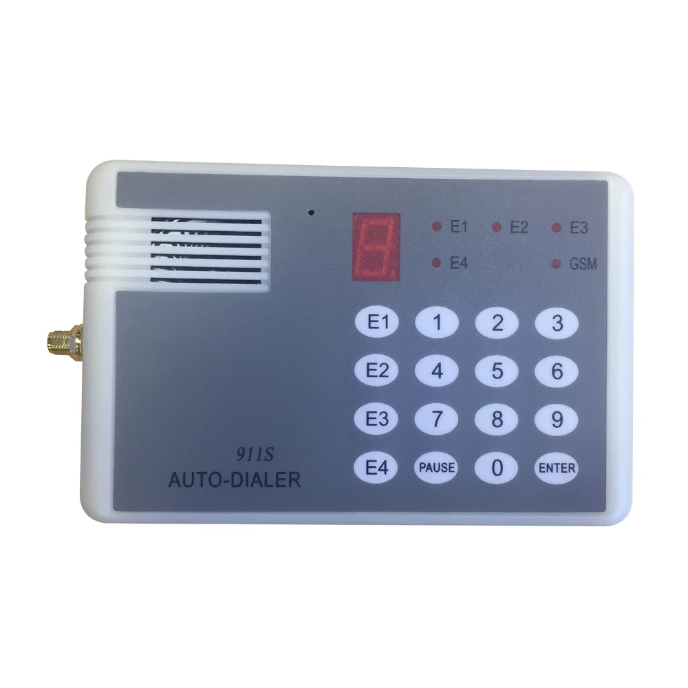 911S GSM Голос наборное устройство SIM карты 850/900/1800/1900 МГц для экстренного вызова терминал использования системы сигнализации умный дом дымовой детектор