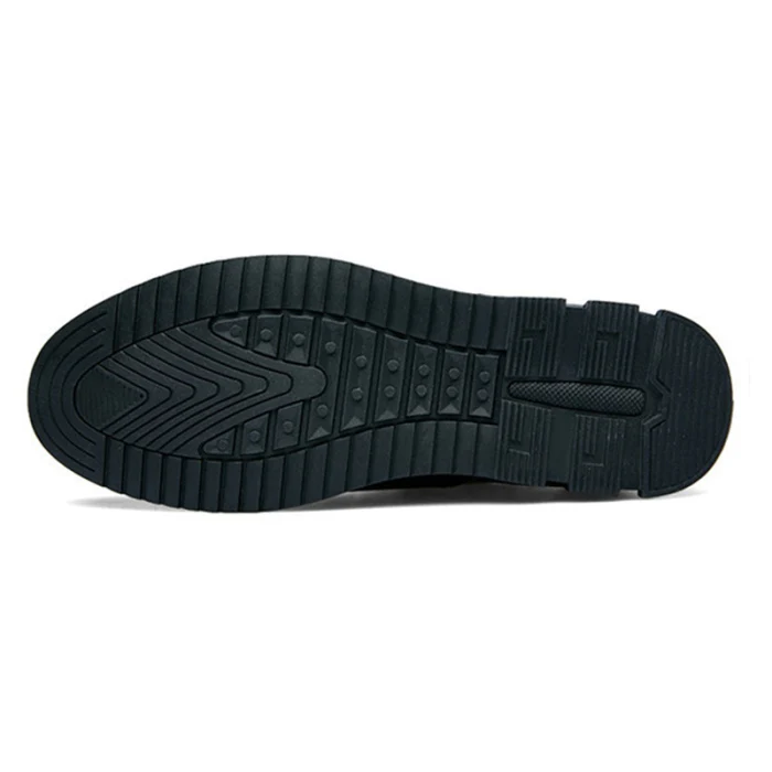 Men Casual PU Leather Shoes Loafers Breathable Non Slip Rubber Sole Walking Shoes H66