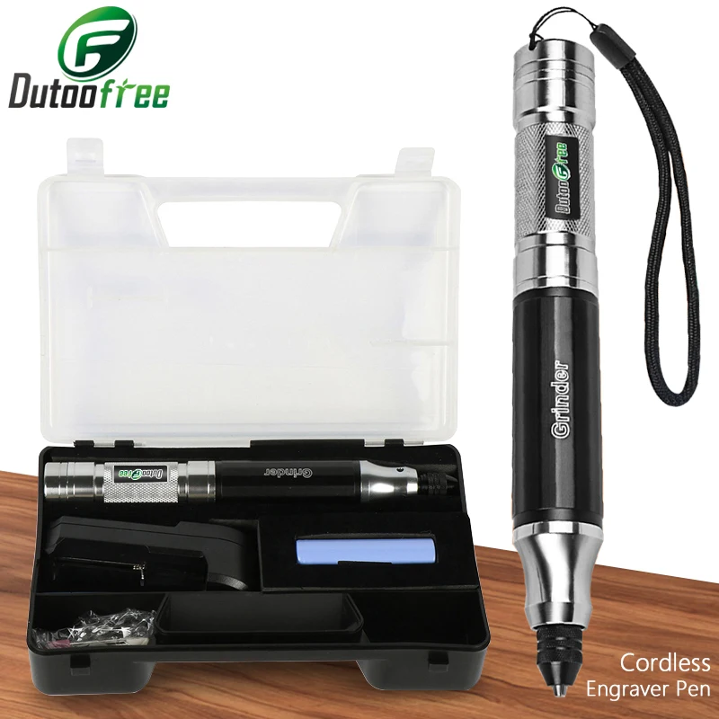 Cordless Rechargeable Engraving and Drilling Pen with DIY Cutting Capability