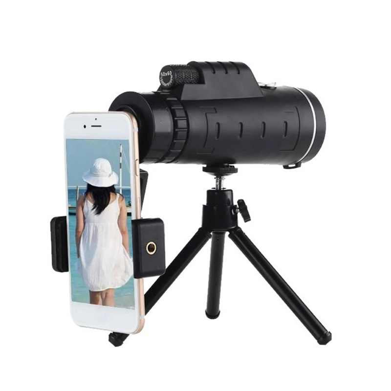 

40x60 Monocular Telescope with Universal Phone Mount and Tripod and Compass
