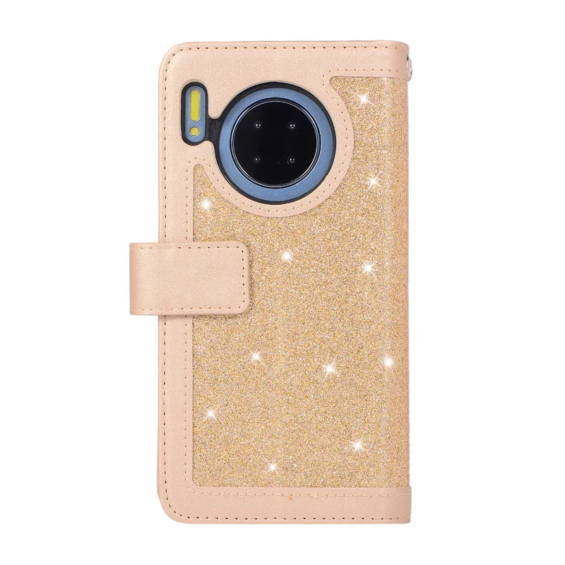 Роскошный блестящий чехол-кошелек для huawei P30 P20 Lite mate 30 Pro mate 20 10 Lite, блестящий кожаный чехол-книжка на молнии для телефона Fundas