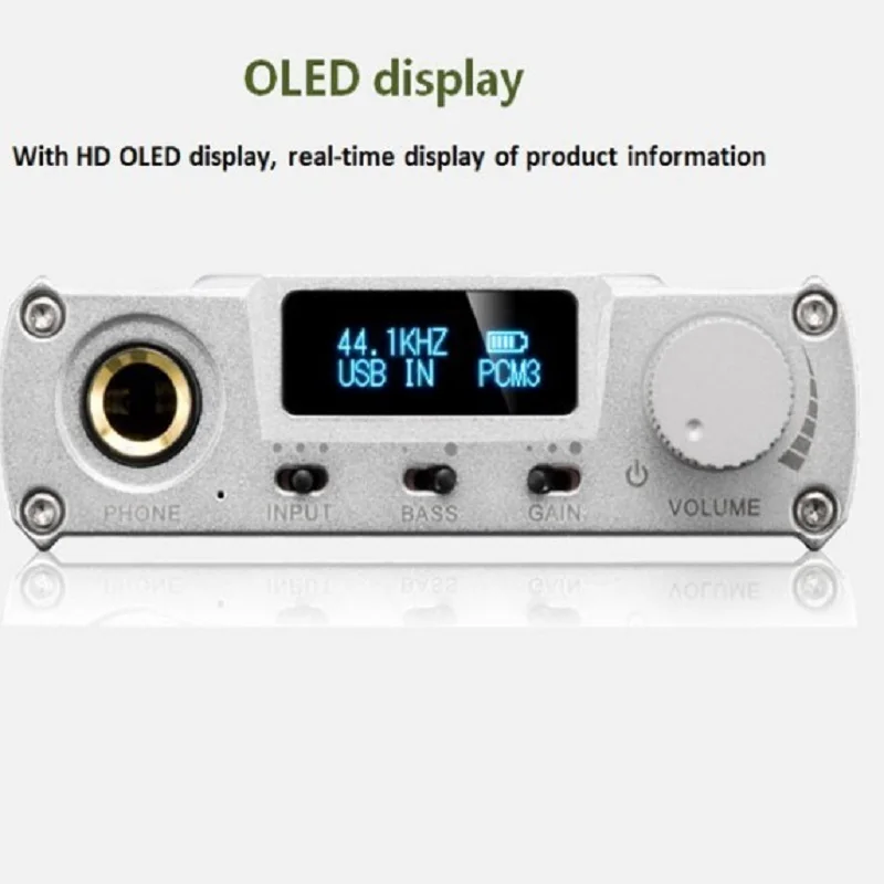 New XDuoo XD 05 DSD Decoding Headphone AMP Portable Audio DSD256 PCM 384KHZ Bass DXD DAC With OLED Display