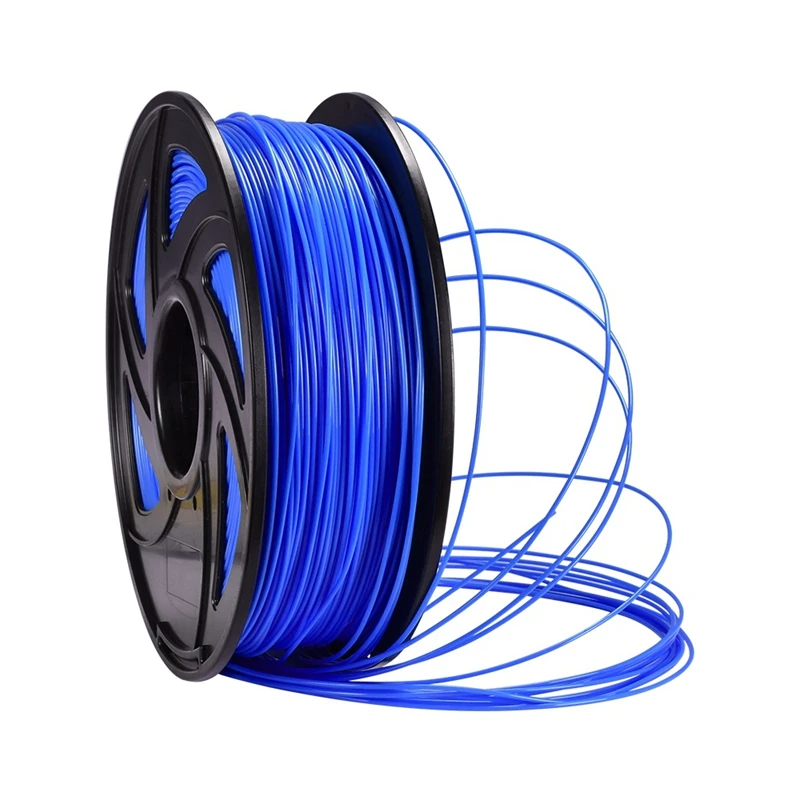 1,75 мм PLA 3d Принтер Нити пластиковые резиновые расходные материалы 3D печати гладкие и без пузырьков синий