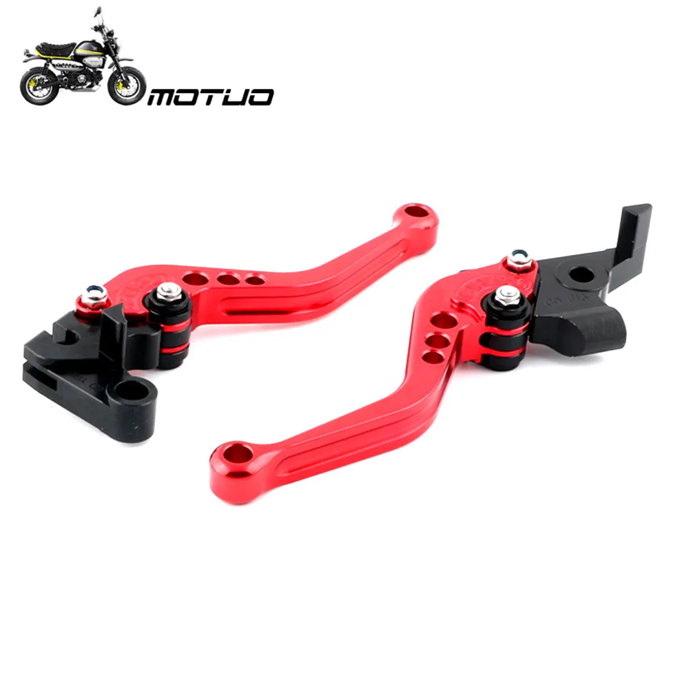 Для KAWASAKI Z750 Z 750, 2007, 2008, 2009, 2010, 2011, 2012 Аксессуары для motocicleta de aluminio corto palancas de embrague - Цвет: Красный