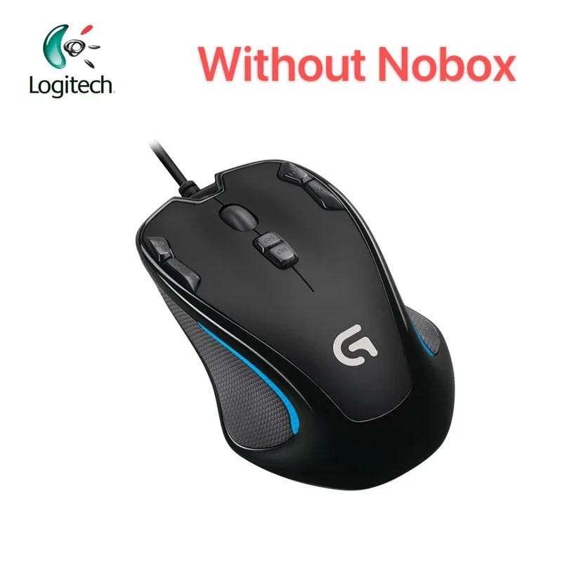 Logitech G300S wired unpackaged gaming mouse laptop 2500DPI optical charging programmable official testEating chicken | Компьютеры и