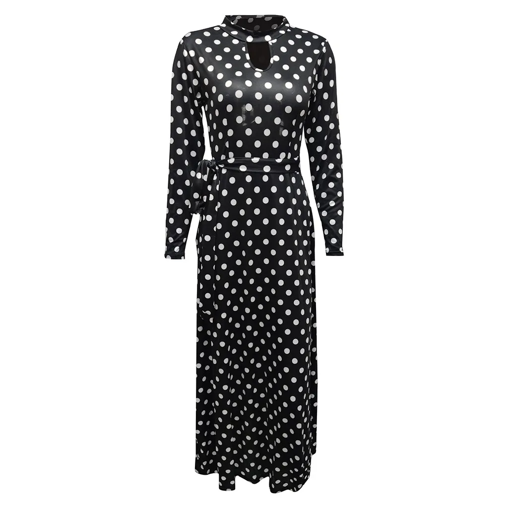 Винтажное длинное платье для женщин, большие размеры, 5XL, 8 цветов, с длинными рукавами, с круглым вырезом, на пуговицах, с цветочным принтом, Осеннее свободное платье для женщин