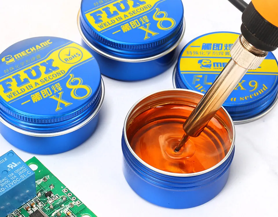 DIYFIX флюс паяльной пасты мягкий канифоль окружающей среды свинец-без галогена пайки масло сварочный флюс паста для резист для пайки PGA SMD