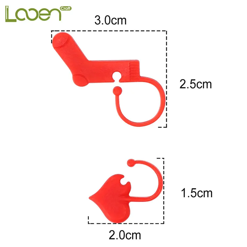 40 шт. маркеры для стежков красная пластиковая подставка вязания инструменты
