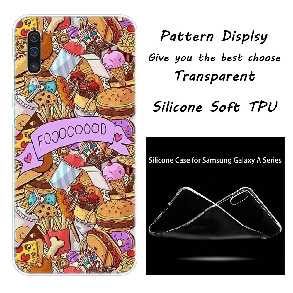 011 Мягкий чехол Еда для десерта, шоколада пивной сыр для samsung Galaxy A50 A70 A80 A40 A30 A20 A10 A20E A2 CORE A9 A8 A7 A6 плюс - Цвет: 011