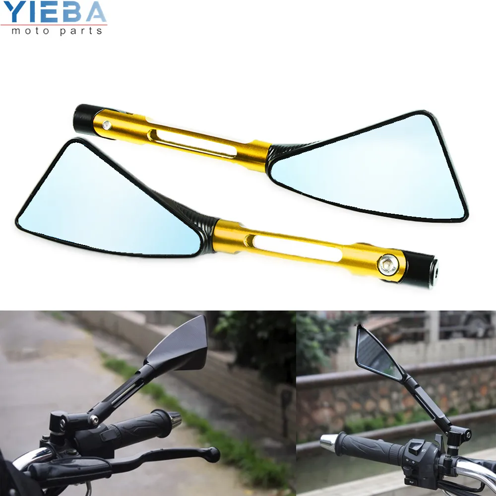 Мотоциклетные регулируемое зеркало заднего вида Алюминий для Yamaha YZF YZ-F 125 250 350 450 505 FZ6N MT07; ys Female; 150 tmax 530