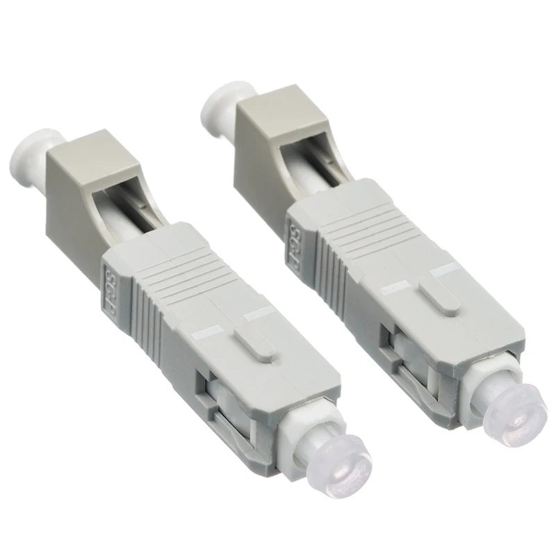 Hybrid Optic Adapter Connector Single Mode 9//125um SC//UPC Male To LC//UPC Female