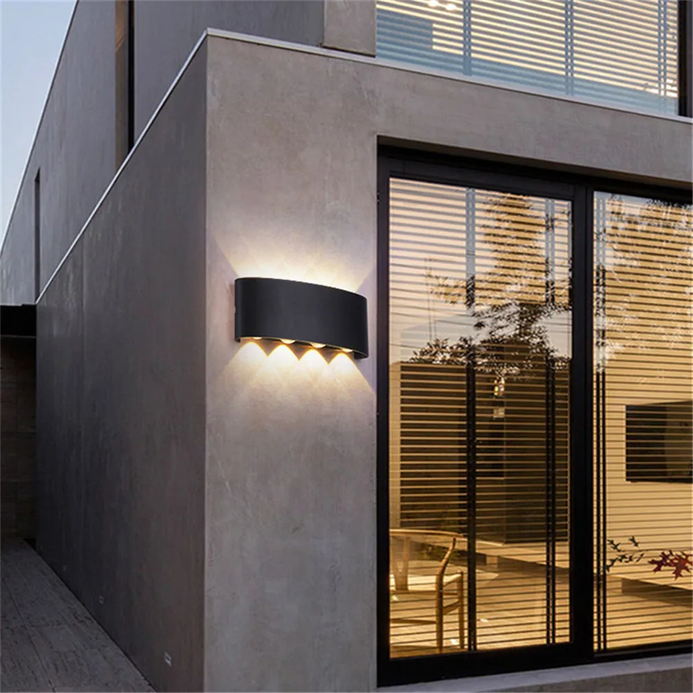 Водонепроницаемый настенный светильник светодиодный наружный Балконный настенный светильник креативный внутренний двор современный