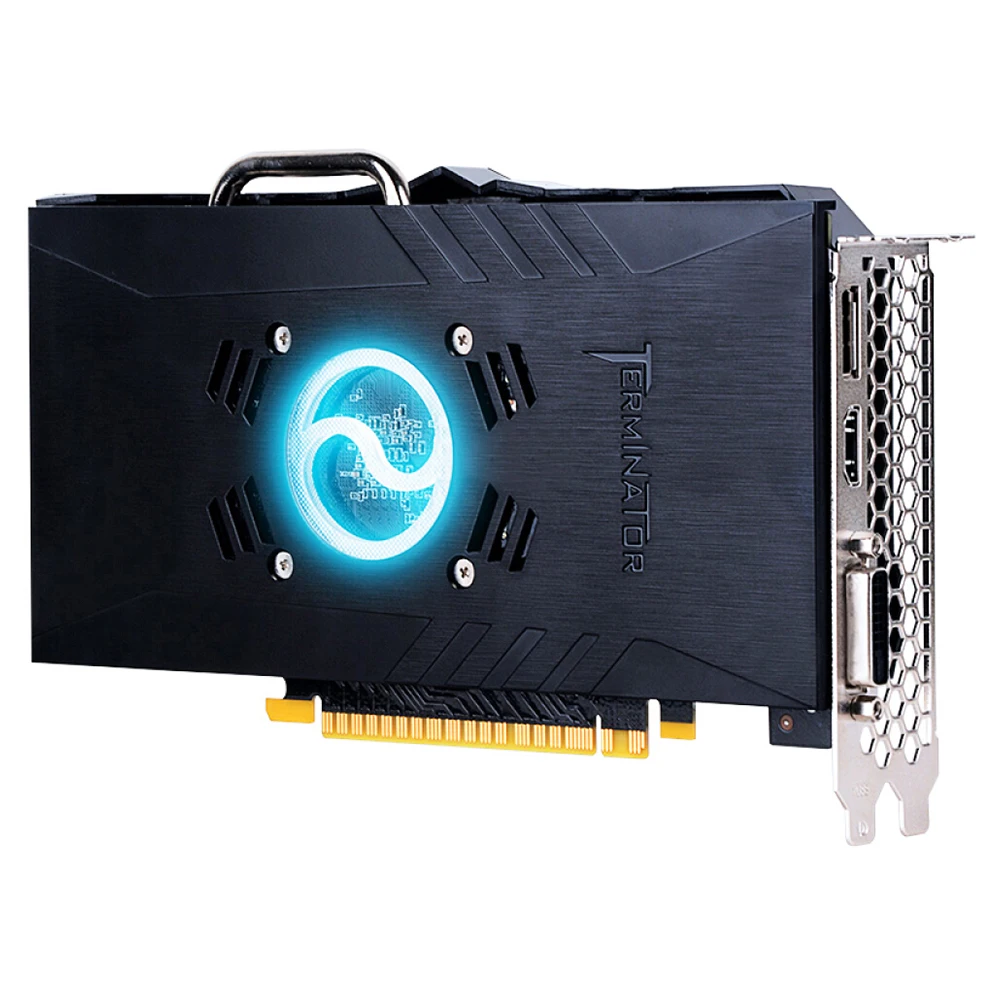 Графическая карта MAXSUN GTX 1050Ti Терминатор 4G GPU 128bit GDDR5 NVIDIA 7000MHz 1291-1392MHz 6Pin gtx1050ti видеокарта для игр