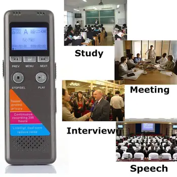 

8GB Professional Voice Recorder Digital Recording Pen Support MP3 for Lectures Conference Class Interview Group Conversation