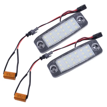 

beler NEW 2pcs LED License Number Plate Light Lamp Fit For Hyundai Tucson Kia Sportage
