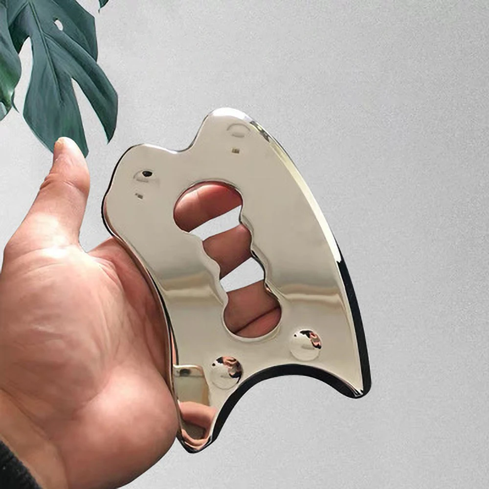 

Стальной ручной очищающий Массажер кожи для Myofascial релиз мобилизация физиотерапия фасциальный нож Gua Sha инструмент