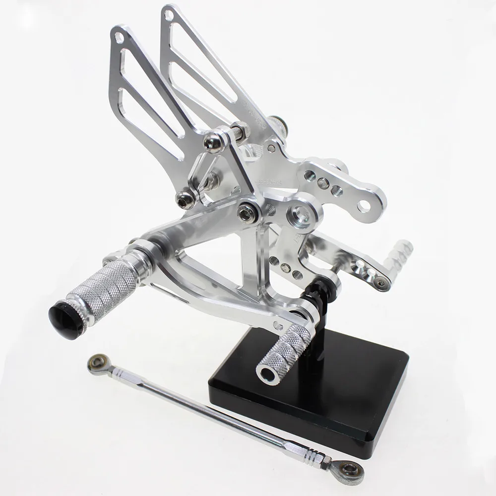 Для KAWASAKI Ninja ZX6R ZX636 2003-2004 CNC алюминиевый сплав мотоцикл подножка для ног Педаль peg Rearset задний Набор