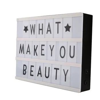 

A4 85 Replacement Letters and Symbols Light Up Cinema LED Letter Lamp Home Party