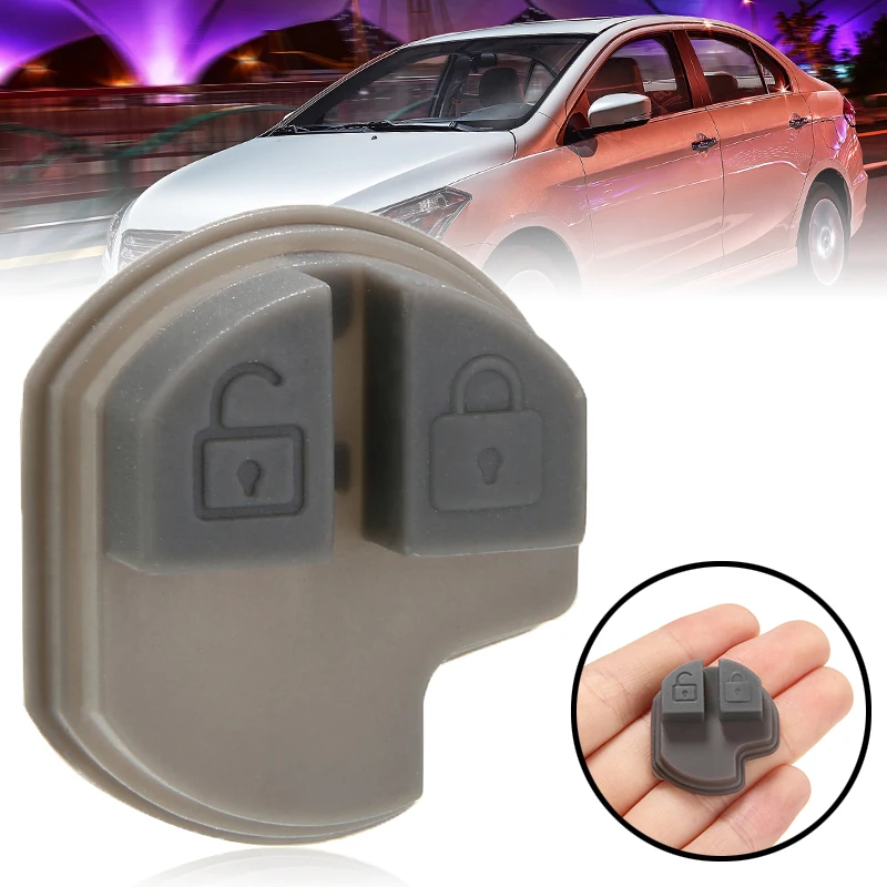 

2 Button Rubber Remote Key Pad Car Key Cover Fit For Suzuki GRAND VITARA SWIFT IGNIS ALTO SX4