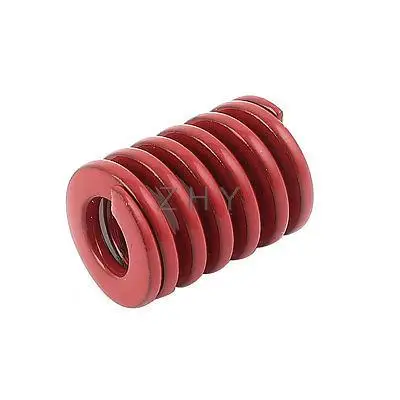 

Red Medium Load Press Flat Coil Compression Die Spring 18mm x 9mm x 25mm