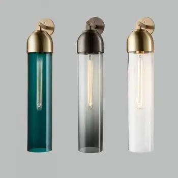 

Nordic Modern Creative led Wall Light Luxury Blue Living Room Wall Lamp Art Bedside Bedroom Bathroom Mirror Light