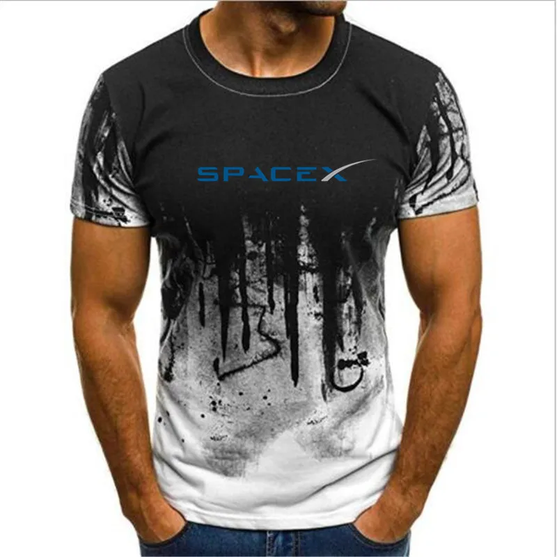 free shipping SPACEX SPACE X SPACE-X ELON MUSK FAN SPACE SCIENCE LOGO T-SHIRT FALCON [S-4XL] New T Shirts Funny Tops