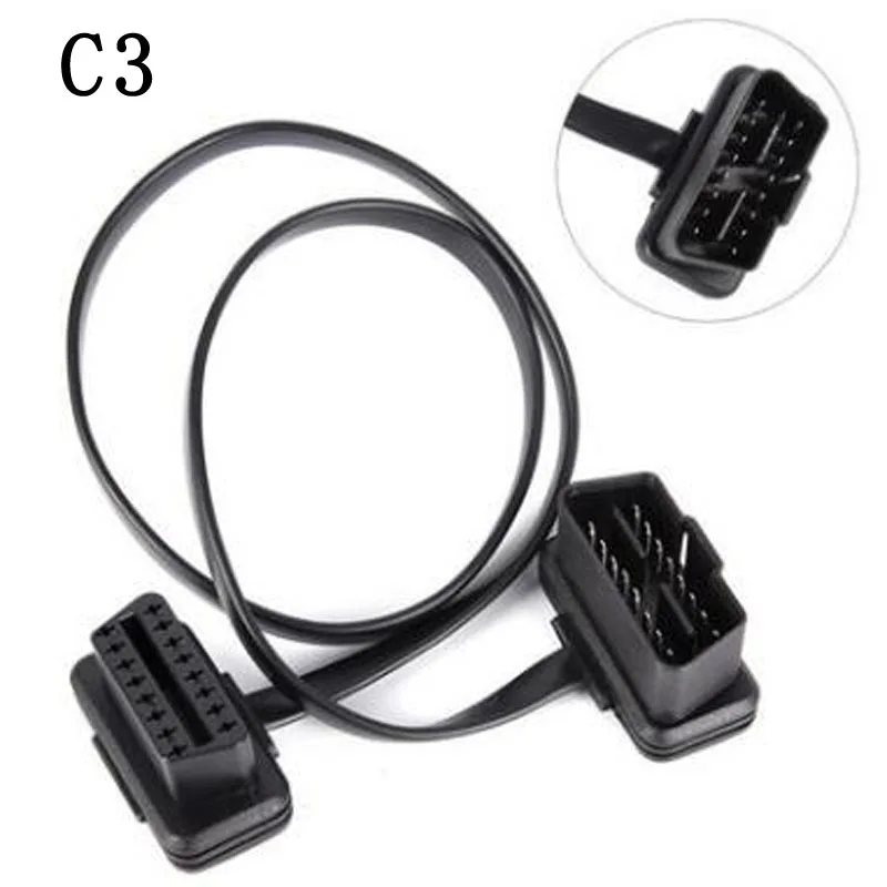 1,5 м Obd 16 Pin папа-двойной женский OBDII OBD 16 Pin для ELM327 удлинитель Соединительный кабель OBD кабель ODB2 16 Pin OBD 2 адаптер