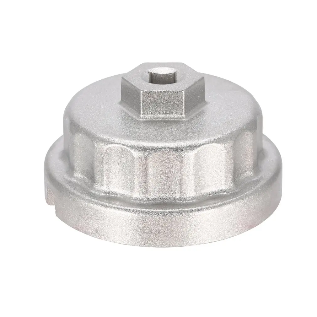 

Oil Filter Wrench 64.5mm 14 Flutes End Socket Square Drive Cap Remover Tool Auto Car Repair Tools for Highlander LEXUS Toyota