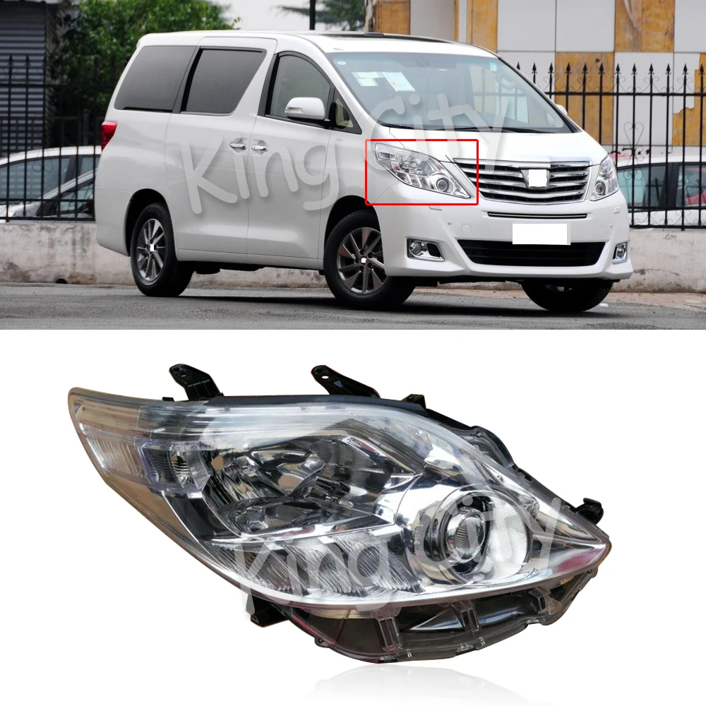 CAPQX для TOYOTA ALPHARD 2011- передний бампер, головной светильник, налобный светильник, лампа в сборе