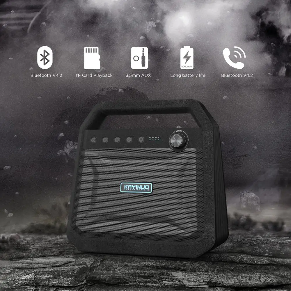 KAYINUO наружные вечерние портативные bluetooth-колонки TWS Sound Bomb Box высокомощные беспроводные колонки AUX поддержка tf-карты