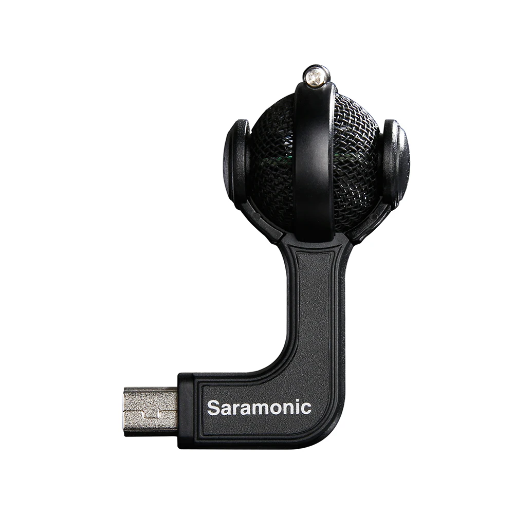 Стерео шаровой микрофон Saramonic G Mic для Gopro с поролоновыми и пушистыми