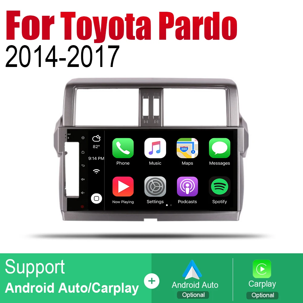 ZaiXi Android автомобильный радиоприемник стерео gps навигация для Toyota Pardo/LC950/Prado 950~ Bluetooth wifi 2din автомобильное радио