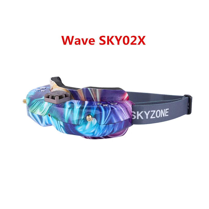 Wave SKY02X SKYZONE SKY02X/SKY02C/SKY03O/SKY03S 5,8 ГГц 48CH большой ассортимент FPV очки для RC гоночный дрон - Цвет: Wave SKY02X