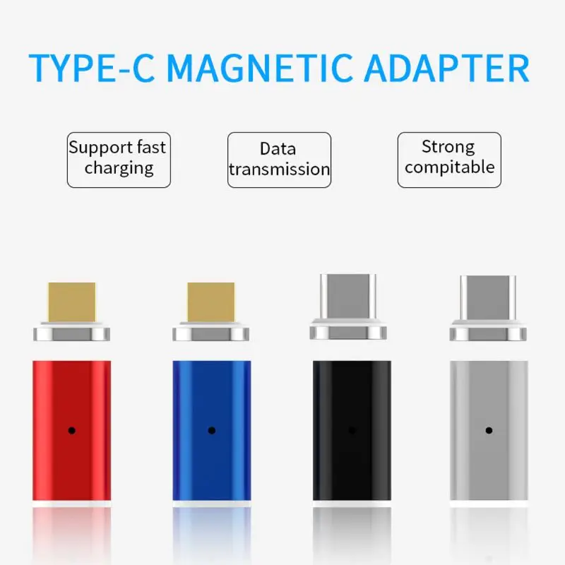 Магнитный адаптер для быстрой зарядки с разъемом Micro USB+ type C для samsung Huawei Xiaomi HTC Android Mob