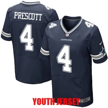 Сшитые. Высокое качество Dallas s DAK PRESCOTT Jason Witten Dez Bryant Sean Lee Lael Collins для молодежных детей