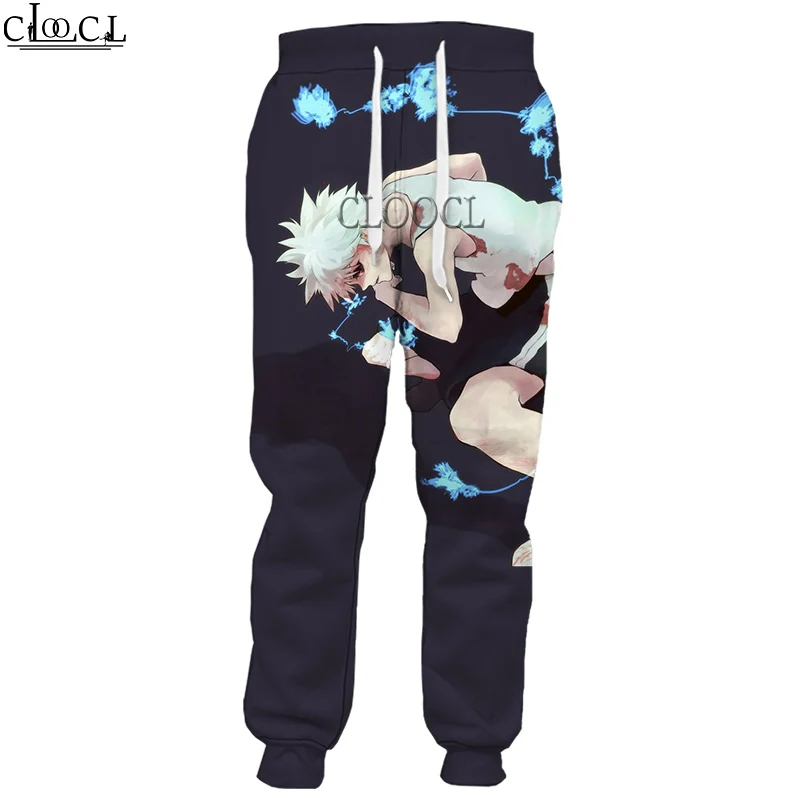Мужские и женские брюки CLOOCL повседневные штаны с принтом в стиле японского аниме