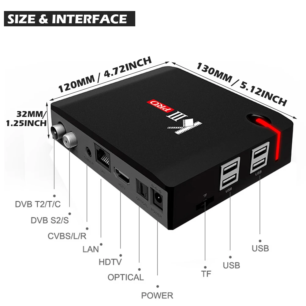 KIII PRO DVB-S2 DVB-T2 DVB-C декодер Кода Android 7,1 ТВ коробка 3 Гб оперативной памяти, 16 Гб встроенной памяти, K3 Pro Amlogic S912 Octa Core 64bit 4K комбинированный набор компьютерной приставки к телевизору