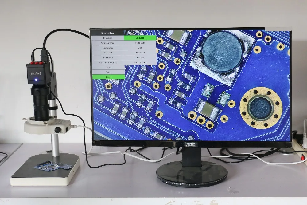 SONY IMX307 CMOS сенсор 1080P HDMI VGA промышленный цифровой видео микроскоп камера для телефона процессор печатная плата SMD ремонт пайки
