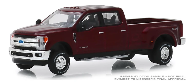 Зеленый свет 1: 64 Ford F-350 King ранчо Dually Игрушечная машина из сплава игрушки для детей литой модельный автомобиль подарок